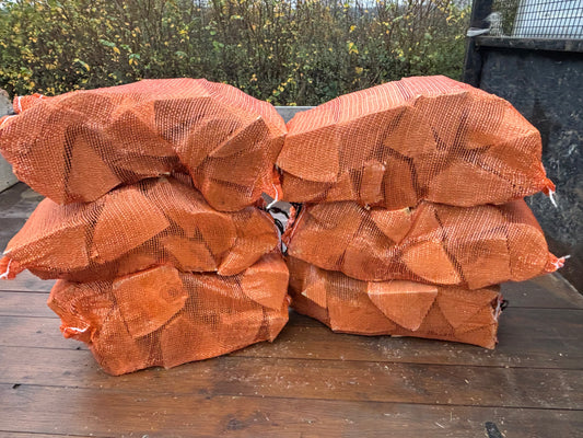 Six Nets of Kiln Dried Logs for £39.00